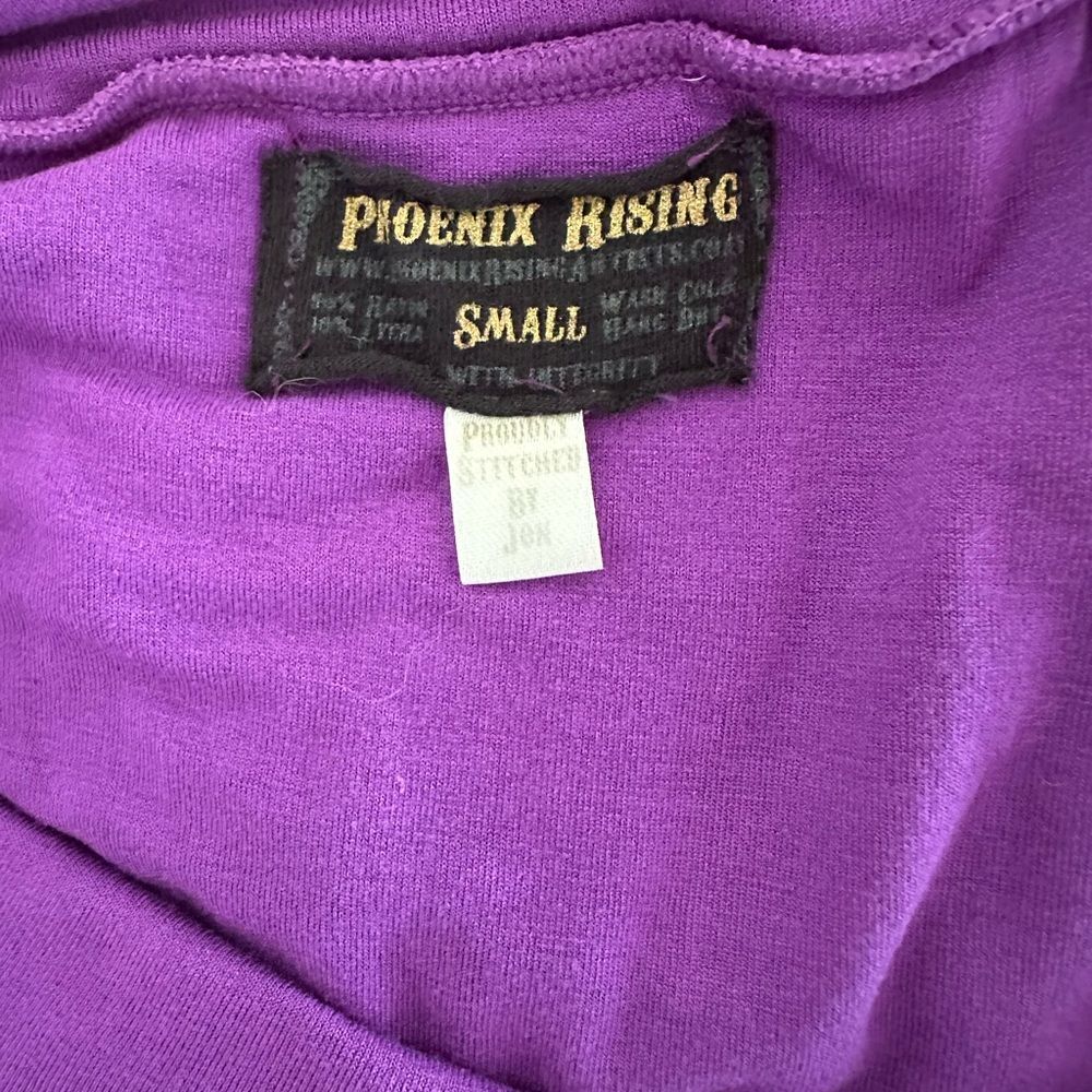 Phoenix Rising Purple Skirt With Ruffle - Small - Picture 5 of 5